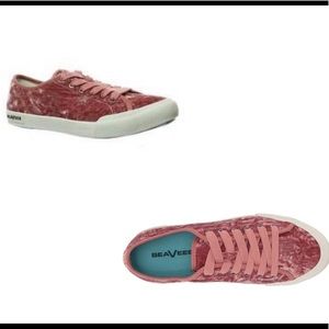 SeaVees Crushed Velvet Rose Sneaker